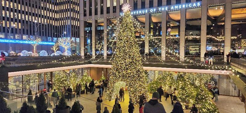 ニューヨークのクリスマスツリー